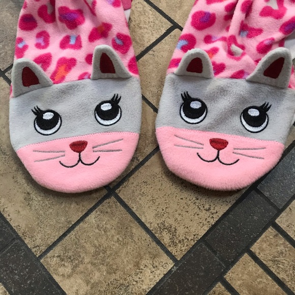 Target Pajamas Pink Target Leopard Print Footed Onesie Pajamas